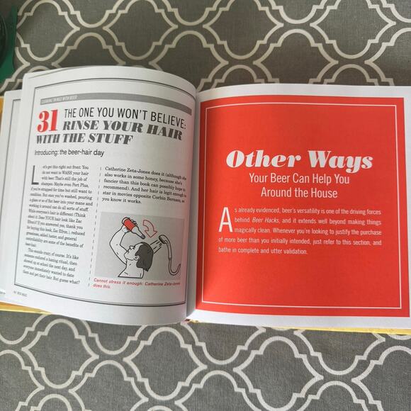 Beer Hacks Book Ben Robinson Tips Tricks bottle opener Gift Funny Gag New Dad - Picture 7 of 12
